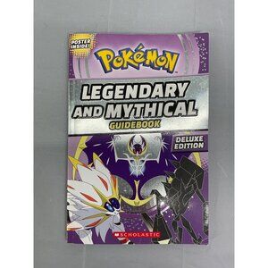 Pokémon Legendary Mythical Guidebook Deluxe Edition Scholastic 2019 With Poster